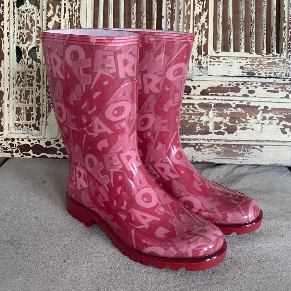 Salvatore Ferragamo Rain Boots
